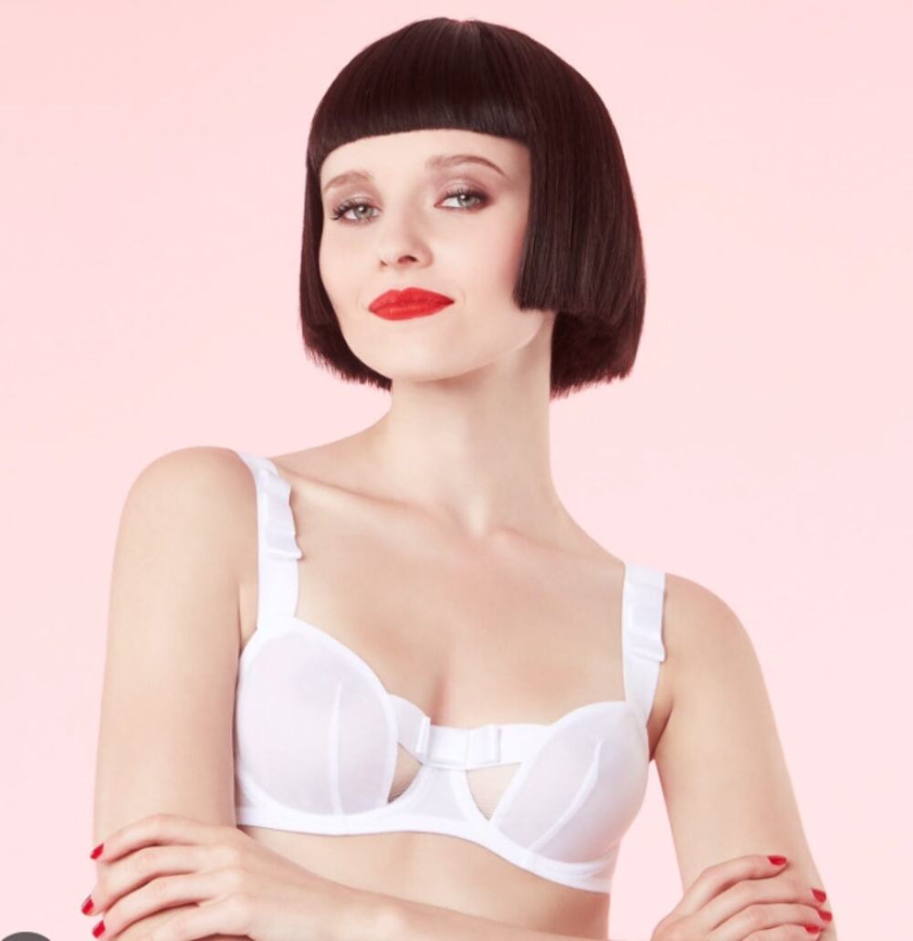 Chantal Thomass Audacieuse Balconette Bra | Lace Underwire Lingerie New 34D